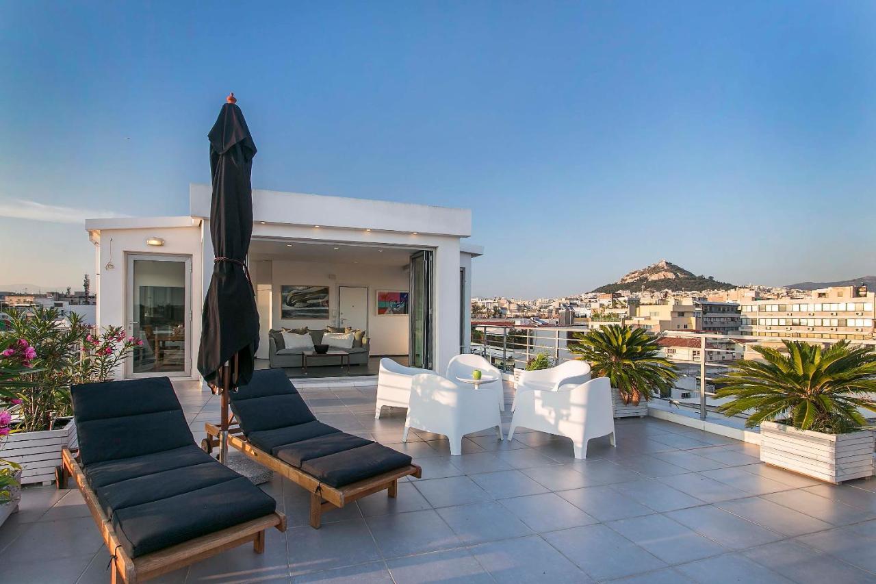 Acropolis Panorama View Penthouse With Private Terraces A Contemporary Parthenon Apartment Атина Екстериор снимка